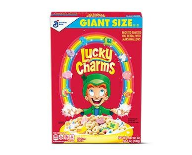 General Mills Lucky Charms or Reese's Peanut Butter Puffs
