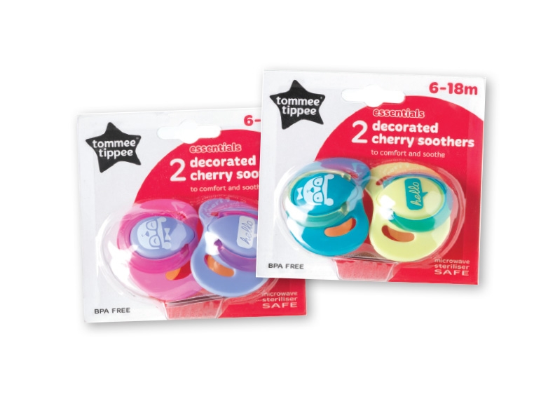 TOMMEE TIPPEE Decorated Cherry Soothers