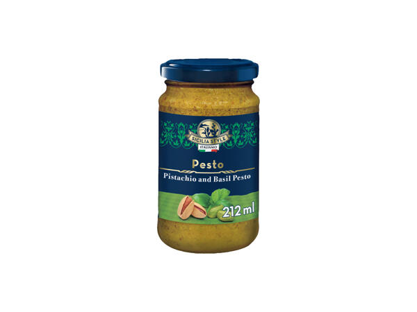 Pesto med pistagenötter
