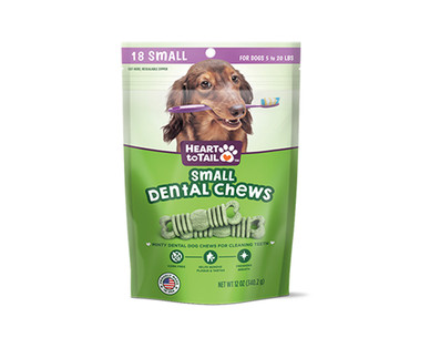 Heart to Tail Dental Chews Small or Medium