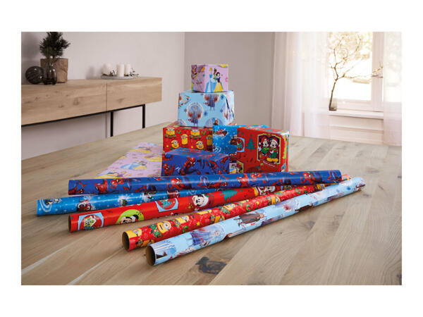 10m Christmas Kids' Character Wrapping Paper