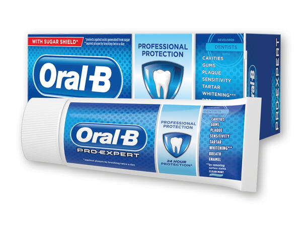 Oral-B tandbørste eller tandpasta