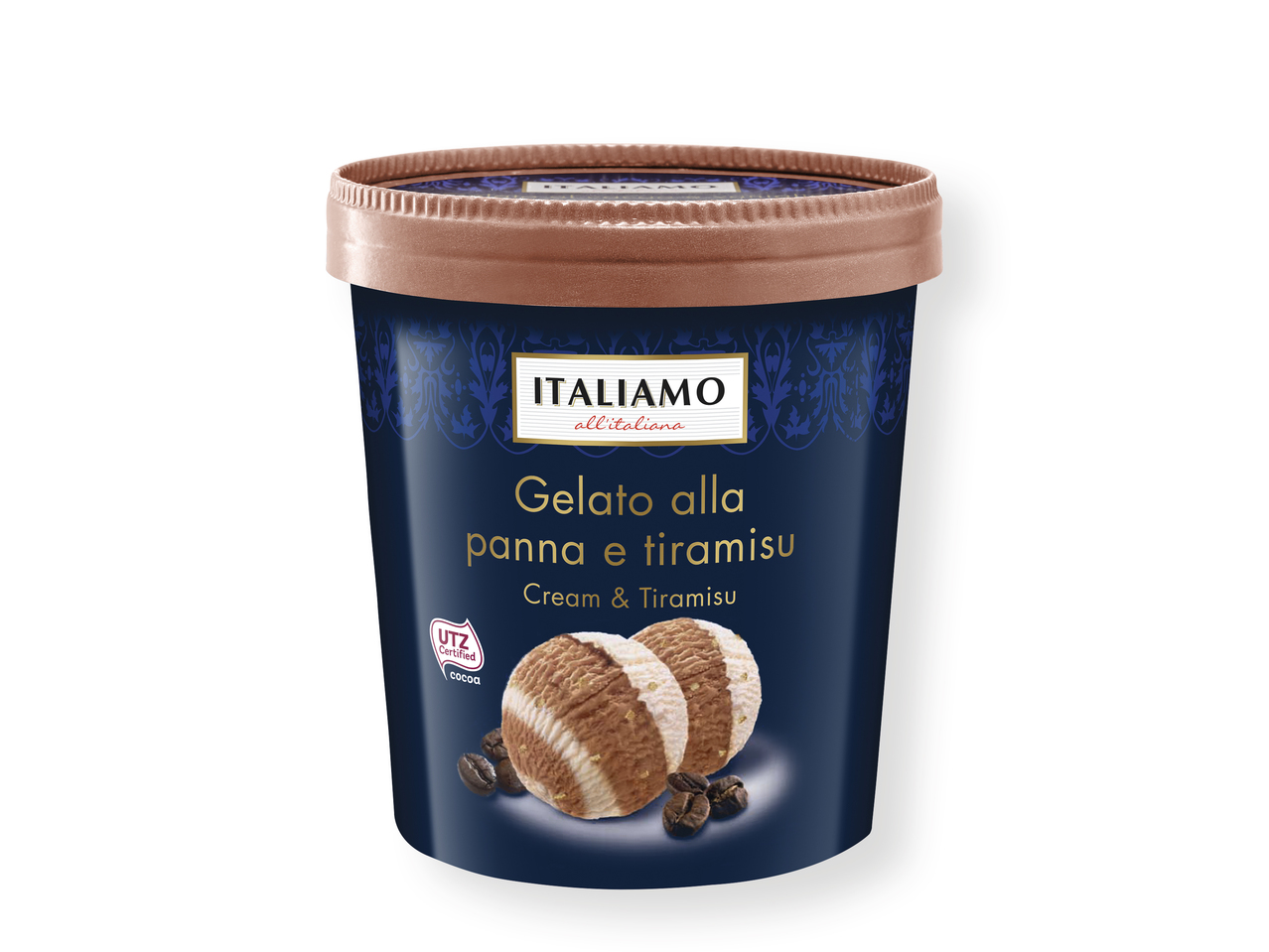 'Italiamo(R)' Helado de crema de nata