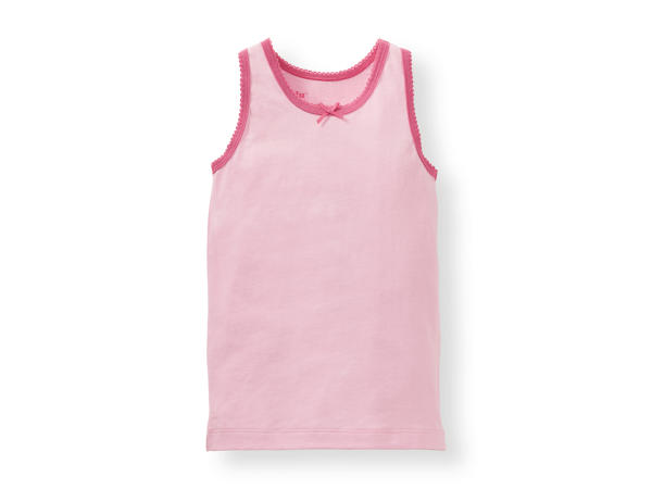 'Lupilu(R)' Camisetas interiores infantiles rosadas pack 3