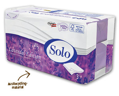 SOLO Toilettenpapier mit Lavendelduft