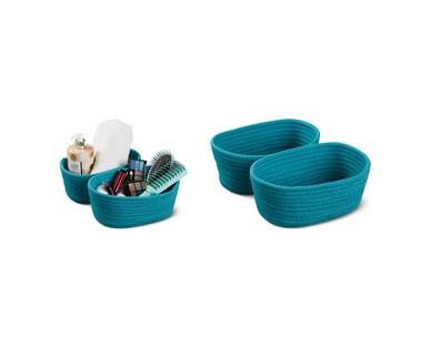 Huntington Home Medium or 2-Pack Small Cotton Rope Baskets