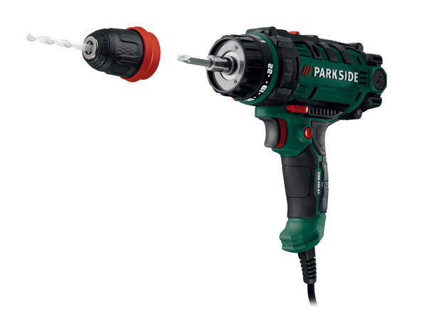 300W 2-Speed Corded Power Drill