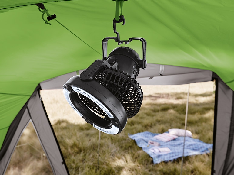 CRIVIT Camping Fan with Light