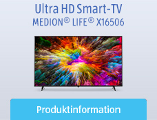 Ultra HD Smart-TV 163,8 cm (65") MEDION(R) LIFE(R) X16506¹