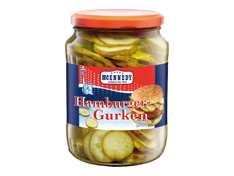 MCENNEDY Hamburger-Gurken