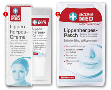 ACTIVE MED Lippen-Herpes-Crème/-Patches