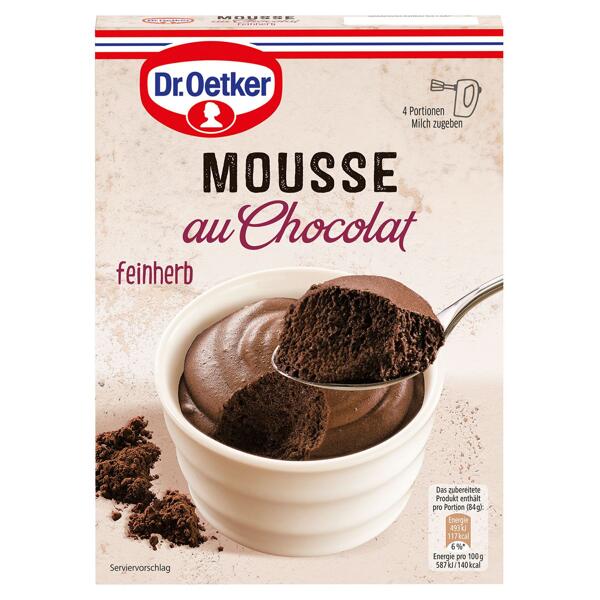 DR. OETKER Mousse au Chocolat feinherb 86 g