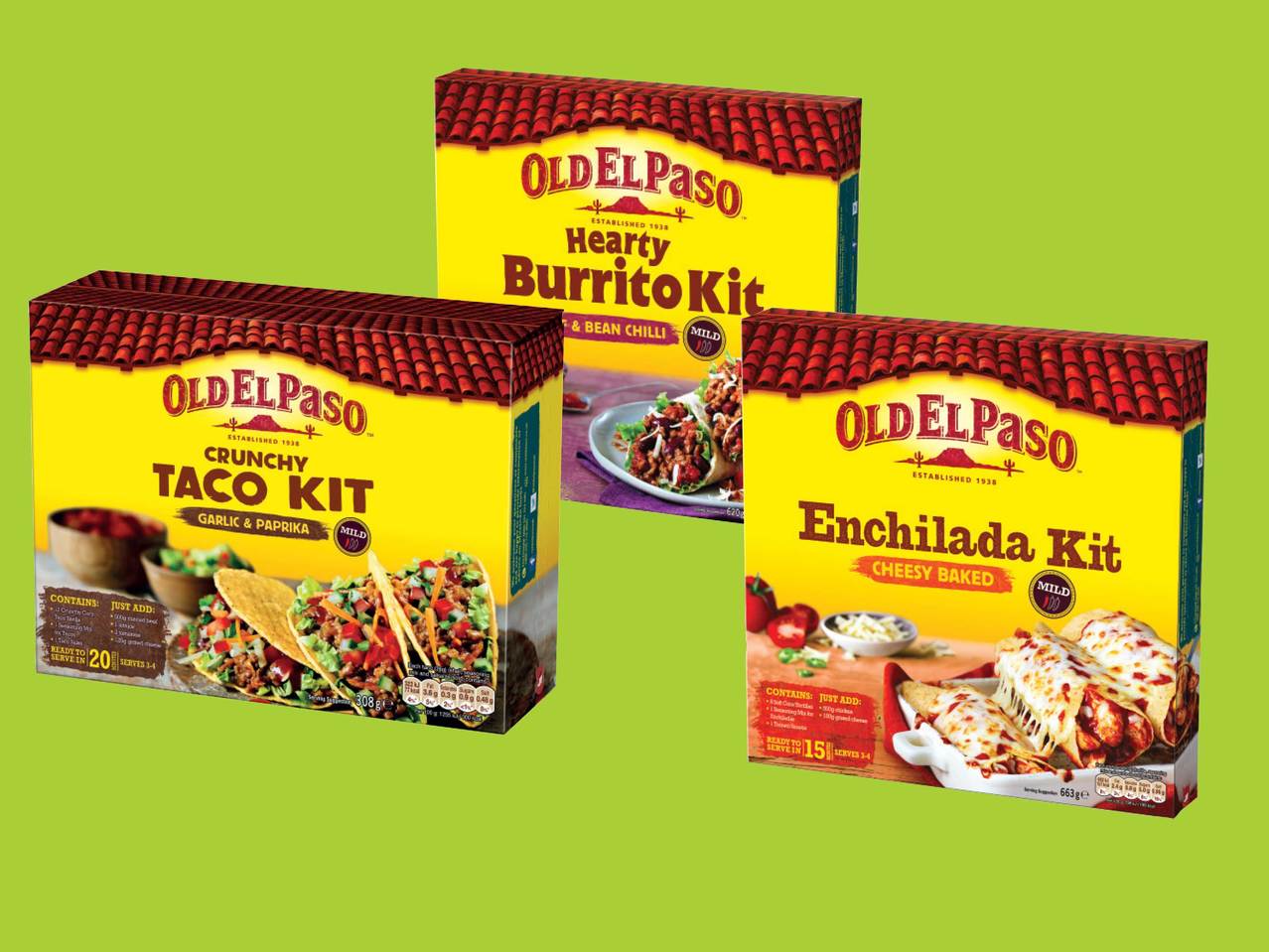 OLD EL PASO Taco/Enchilada/ Burrito Kit