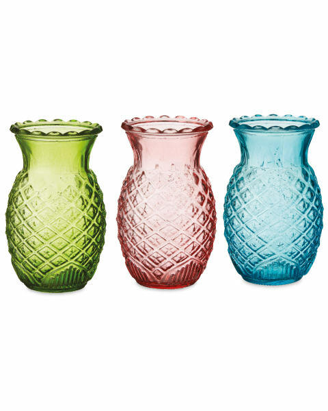 Decorative Glass Vase 3 Pack