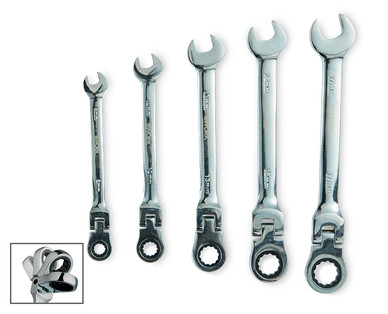 5 Piece Ratchet Wrench