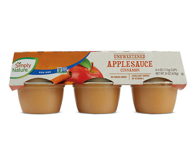 Simply Nature Unsweetened Applesauce Cups