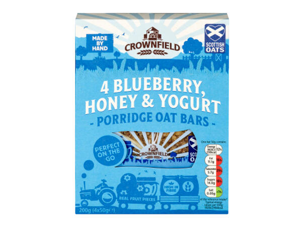 Crownfield 4 Porridge Oat Bars