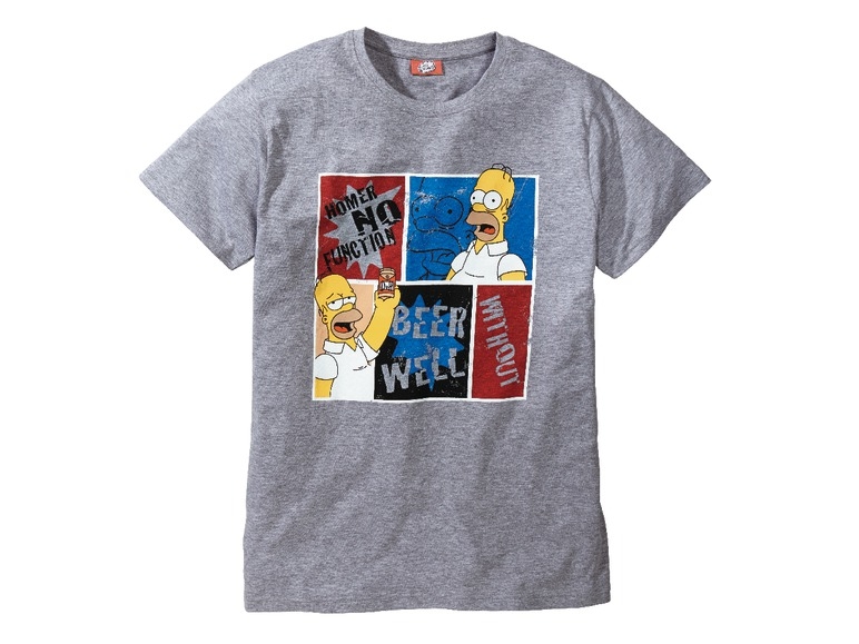 Mens' T-Shirt "Snoopy, Garfield, Homer Simpson"