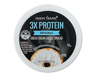 Happy Farms 
 Greek Protein Cream Cheese Assorted Varieties