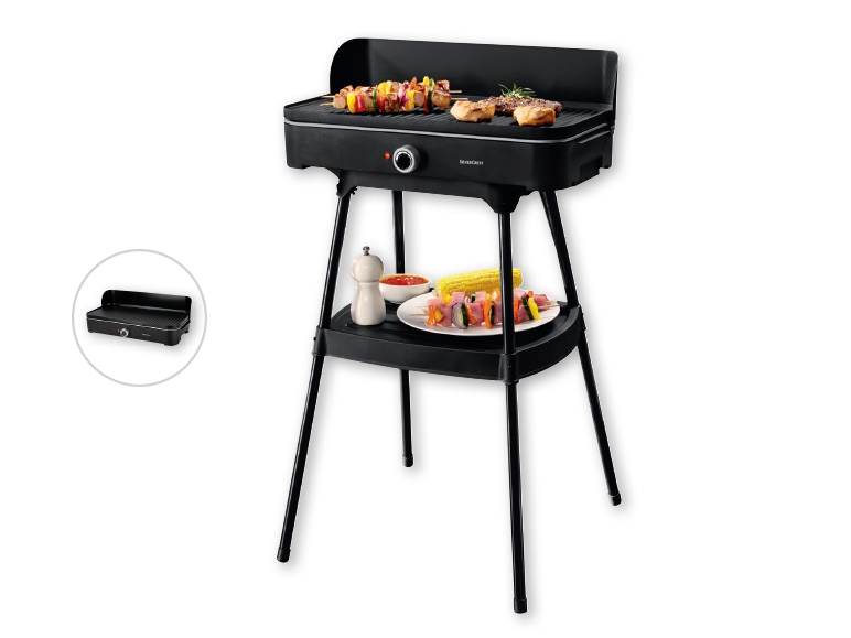 SILVERCREST KITCHEN TOOLS(R) 2,200W Electric Tabletop Grill
