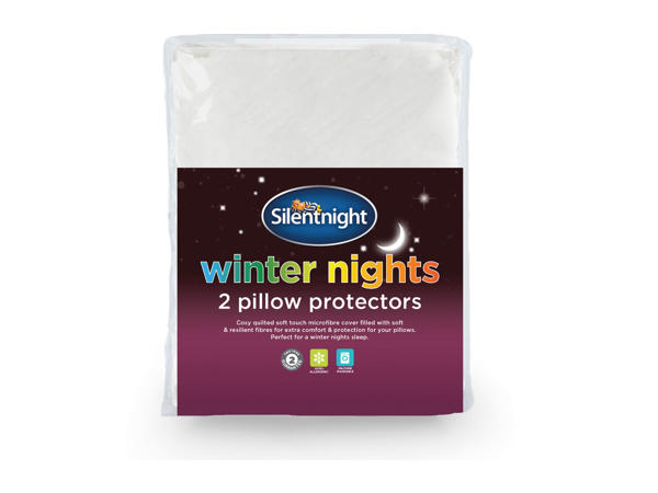 Silentnight Winter Nights Quilted Pillow Protector Pair