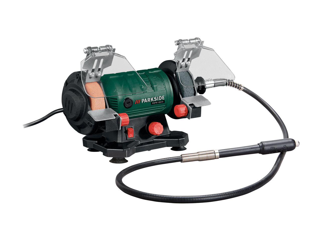 Parkside Double Bench Grinder with Flexible Drive Shaft1
