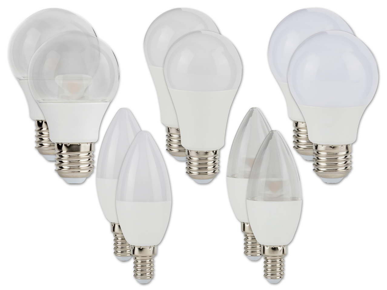 LIVARNO LUX(R) LED-Lampen, 2 Stück