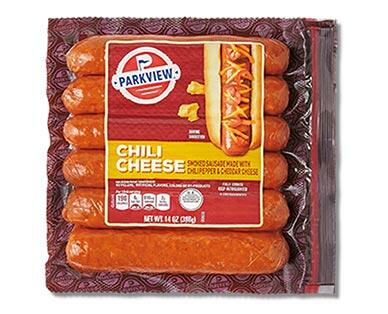 Parkview 
 Bacon Cheddar Brats/Chili Cheese Smoked Sausage
