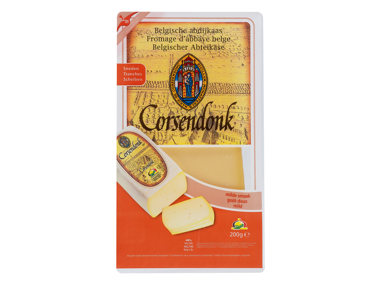 Belgischer Käse in Scheiben