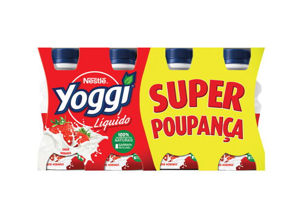 Yoggi(R) Iogurte Líquido de Morango/Tutti Frutti