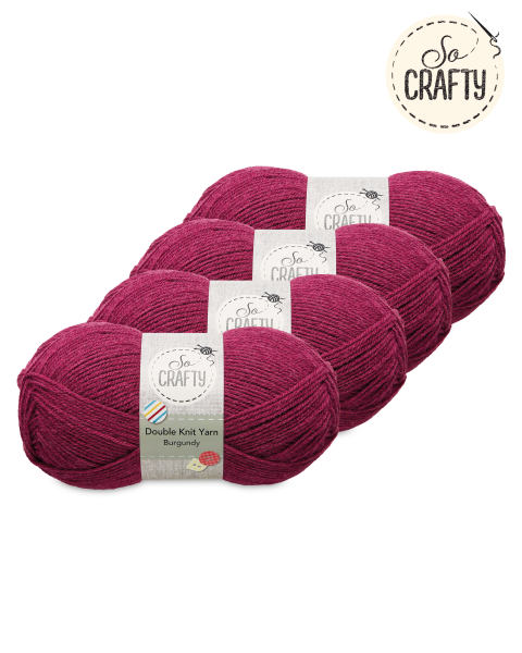 Burgundy Double Knitting Yarn
