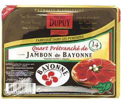 Quart prétranché de jambon de Bayonne