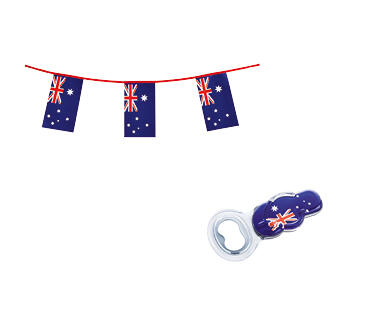 Australia Day Flag Decorations and Accessories
