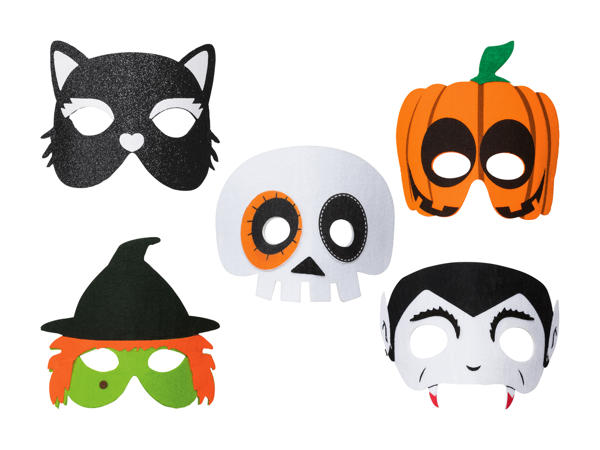 Masque en feutre pour Halloween