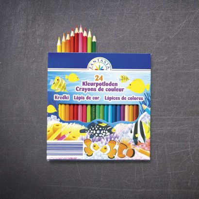Crayons de couleur, 24 pcs