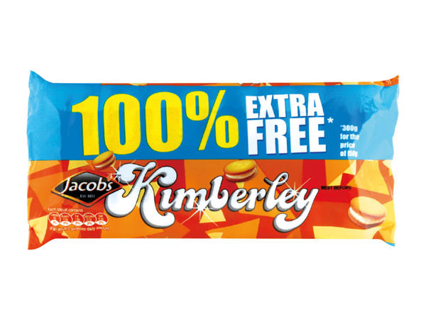 Jacobs Kimberly Biscuits 150g +100%