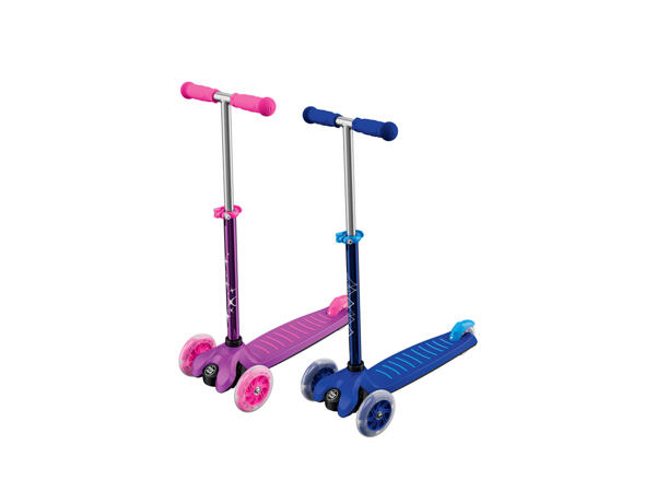 Tri-scooter med LED-hjul