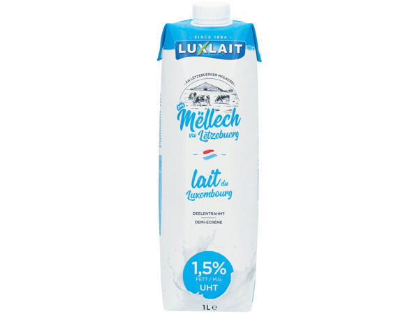 Milch 3,5 % oder fettarme Milch 1,5 %