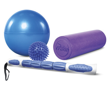 Crane 8-lb. Medicine Ball, Massage Roller With Ball or 18" Foam Roller
