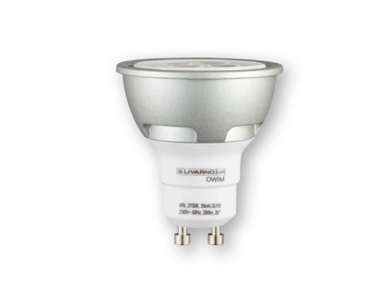 Livarno Lux GU10 4W LED Light Bulb