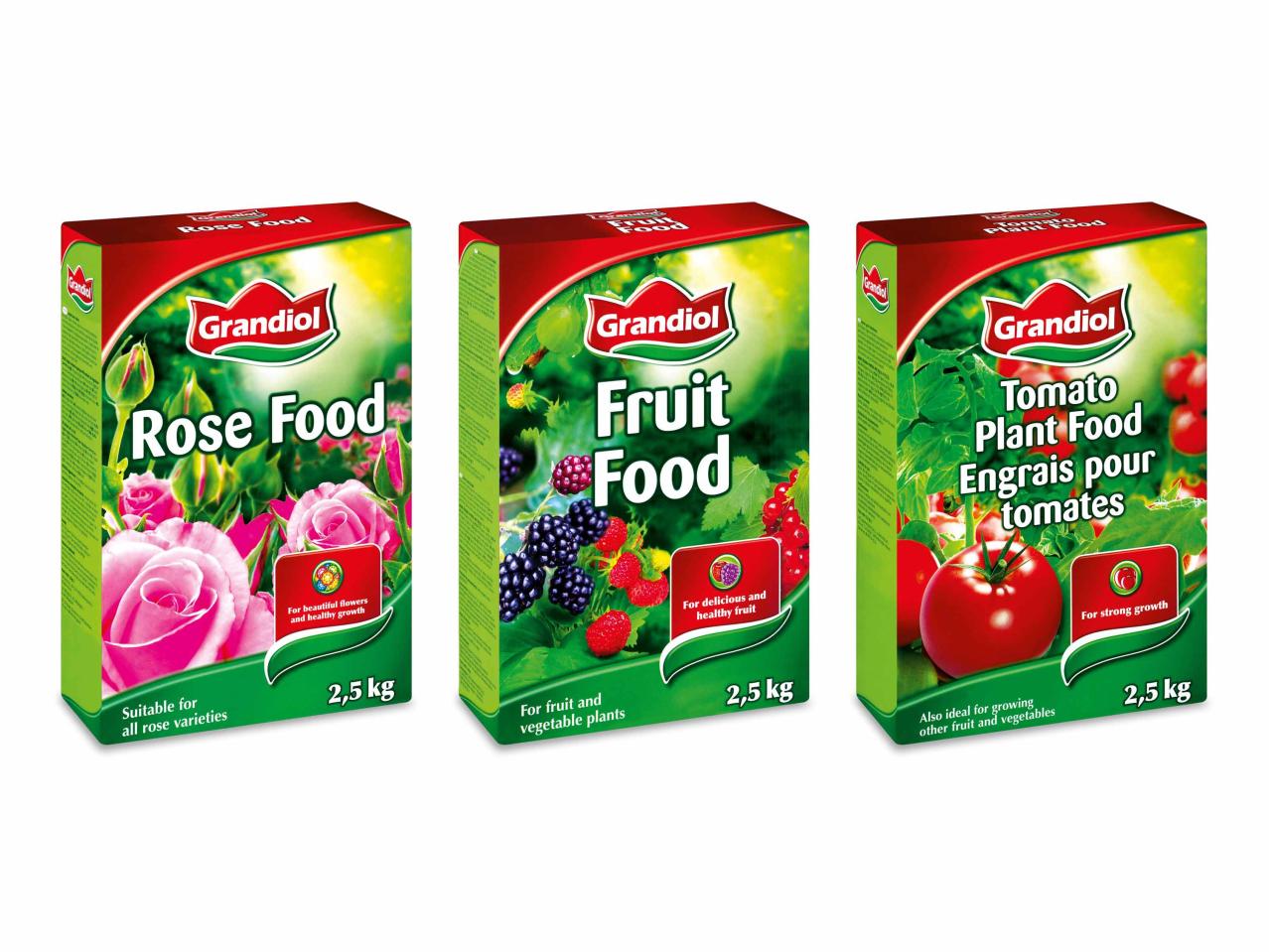Fertilizzante per rose, frutti di bosco e pomodori
