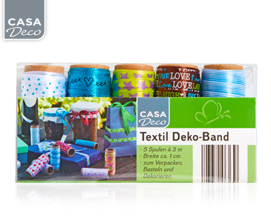 CASA Deco Textil Deko-Band