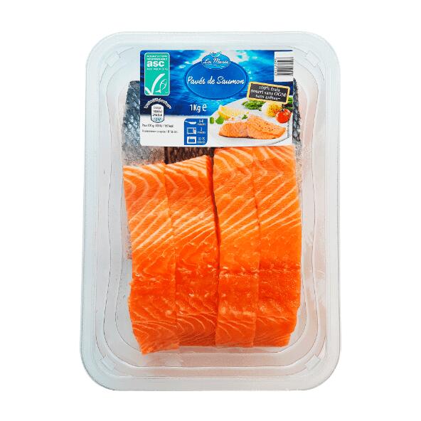 8 Pavés de saumon