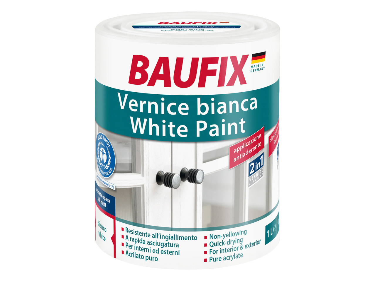 White or Coloured Paint, 1l