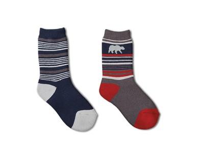 Lily & Dan Children's 2 Pair Outdoor Socks