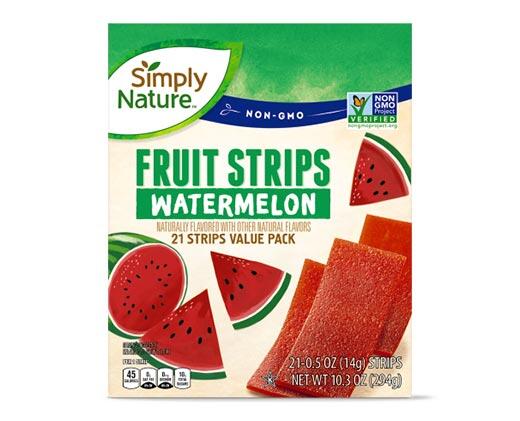 Simply Nature 
 Watermelon or Mango Fruit Strips
