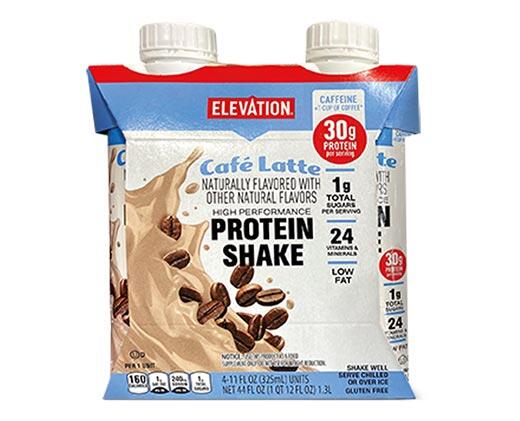 Elevation 
 Ready to Drink Protein Shake Cafe Latte or Mochaccino