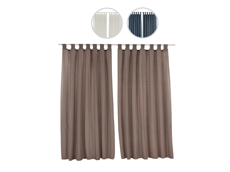 MERADISO(R) Tab Top Curtains 135 x 245cm