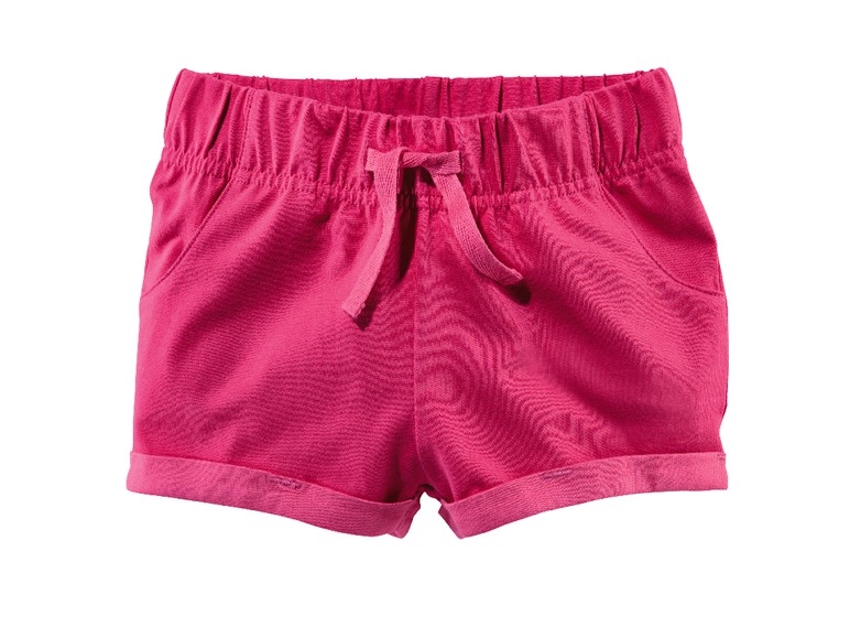 Girls' Sweat Shorts, 2 pieces