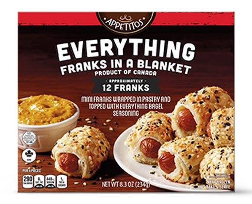 Appetitos 
 Franks in a Blanket with Everything Seasoning